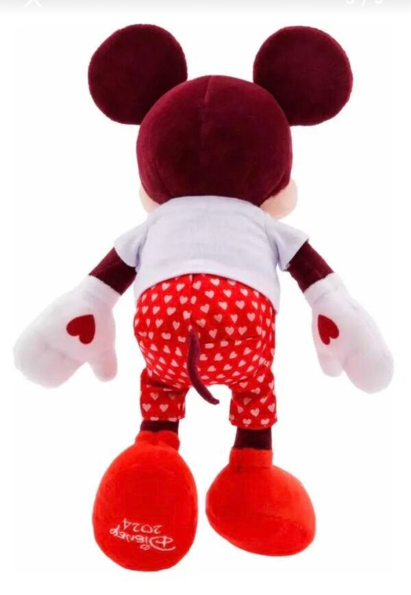 Mickey Mouse Peluche 28cm San Valentin 2024 Disney Store