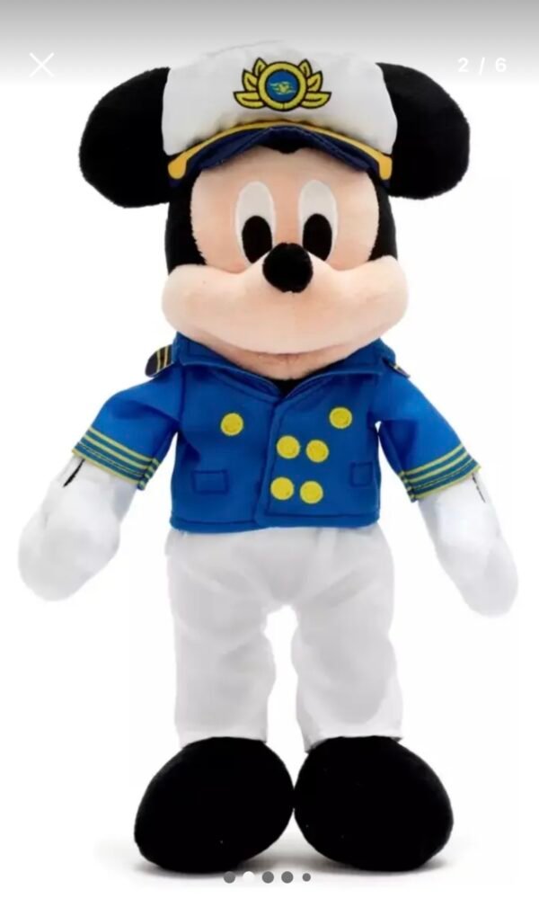 Screenshot Mickey Mouse Peluche 36cm Capitan Disney Cruise Line