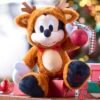 Mickey Mouse Reno Peluche 34cm Navideño Disney Europa