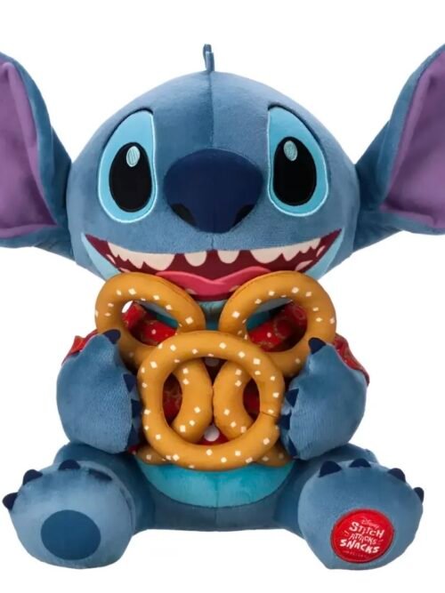 Stitch Peluche Con Pretzel Attacks Snacks 1/12 Disney Store