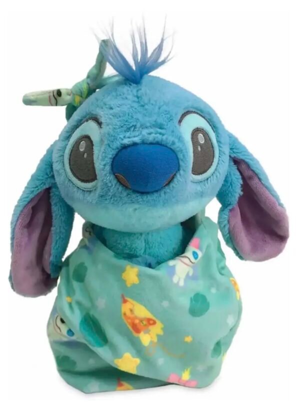 Stitch Bebé Con Colcha Peluche 26cm Disney Parks