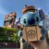 Stitch Peluche Botones Torre del Terror Disney Hollywood Studios
