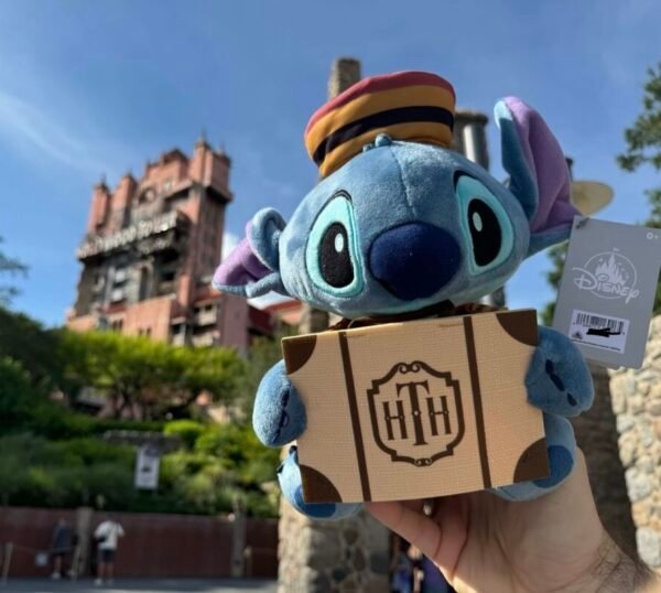 Stitch Peluche Botones Torre del Terror Disney Hollywood Studios
