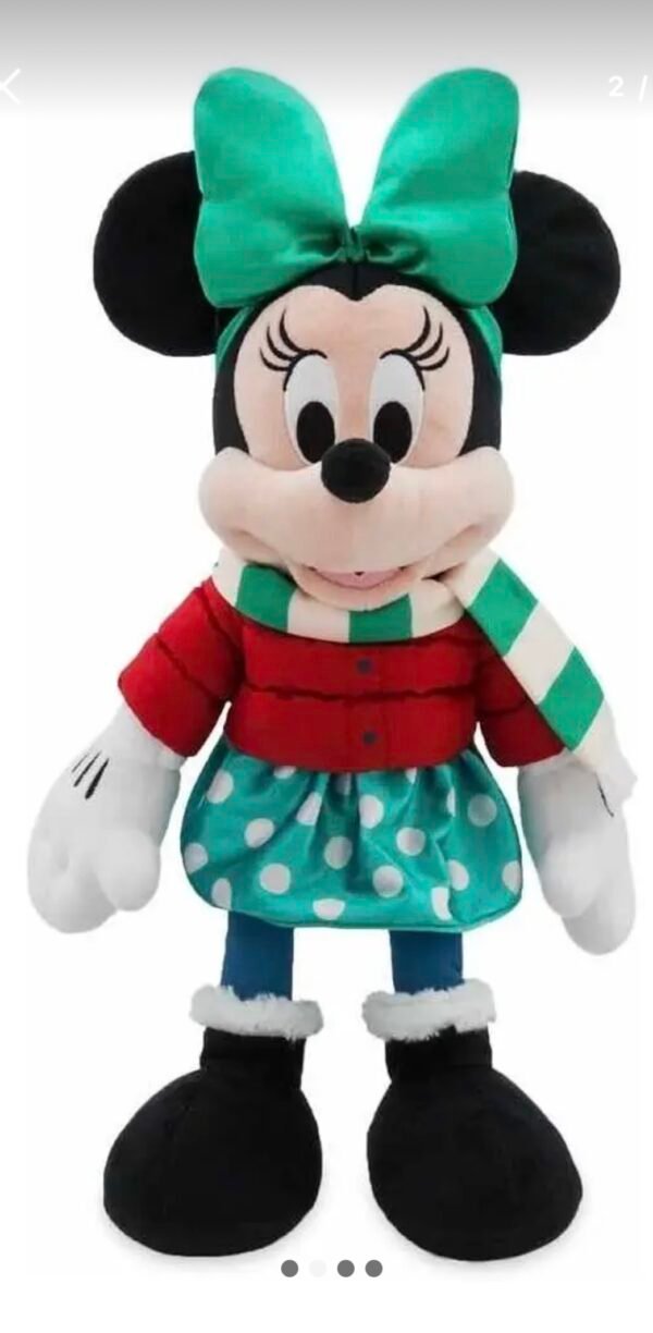 Minnie Mouse 2021 Peluche Navideño 35cm Disney Store