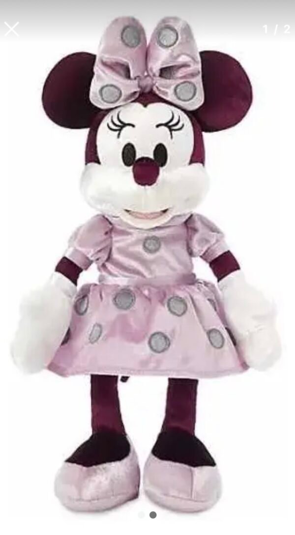 Minnie Mouse Peluche Velvet 33cm Terciopelo Disney Store
