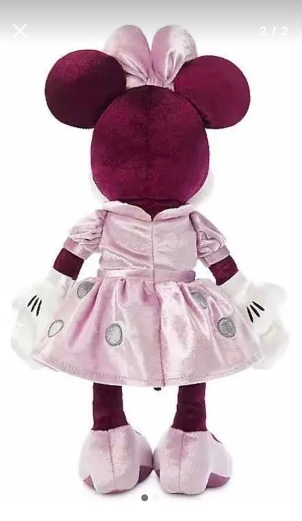 Minnie Mouse Peluche Velvet 33cm Terciopelo Disney Store