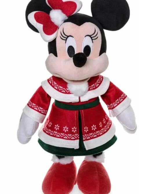 Minnie Mouse Peluche Navideño 2022 De 41cm Disney Store