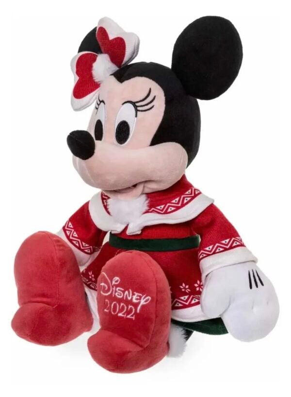 Minnie Mouse Peluche Navideño 2022 De 41cm Disney Store