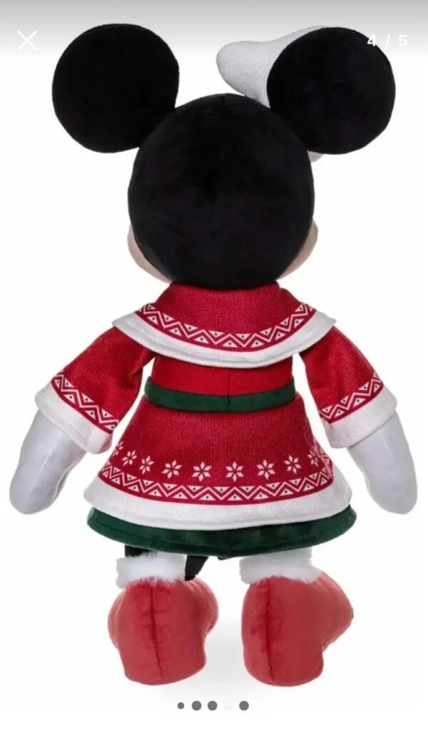Minnie Mouse Peluche Navideño 2022 De 41cm Disney Store