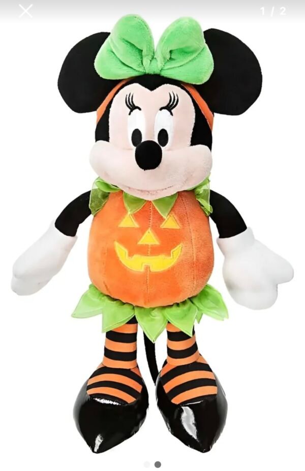 Minnie Mouse Calabaza Halloween Peluche Colecc 2016 Disney store