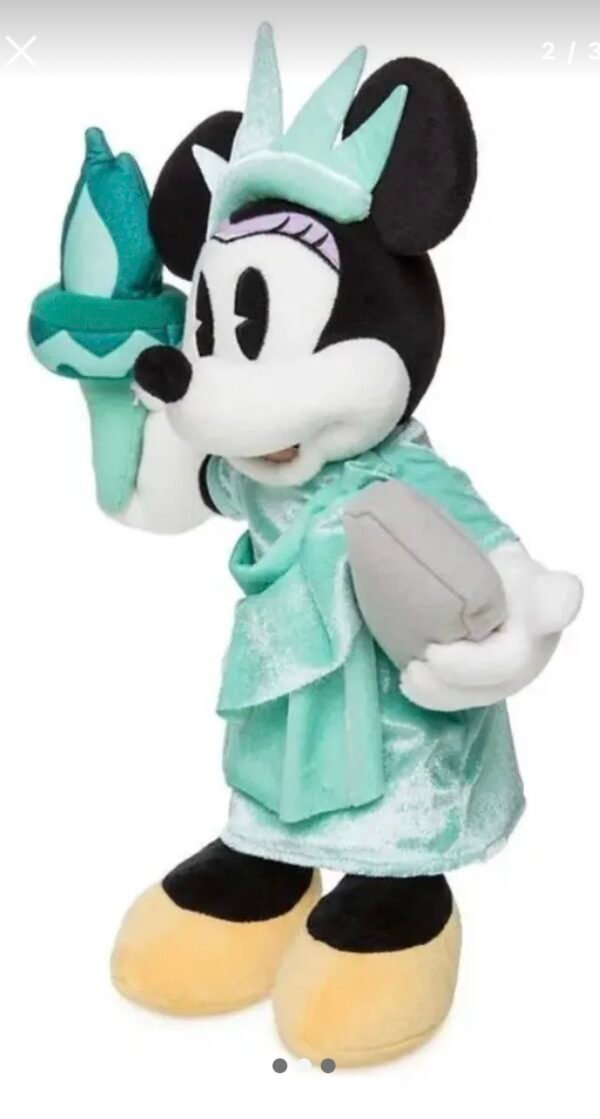 Screenshot Minnie Mouse Peluche Estatua La Libertad 31cm Mediano Disney Store