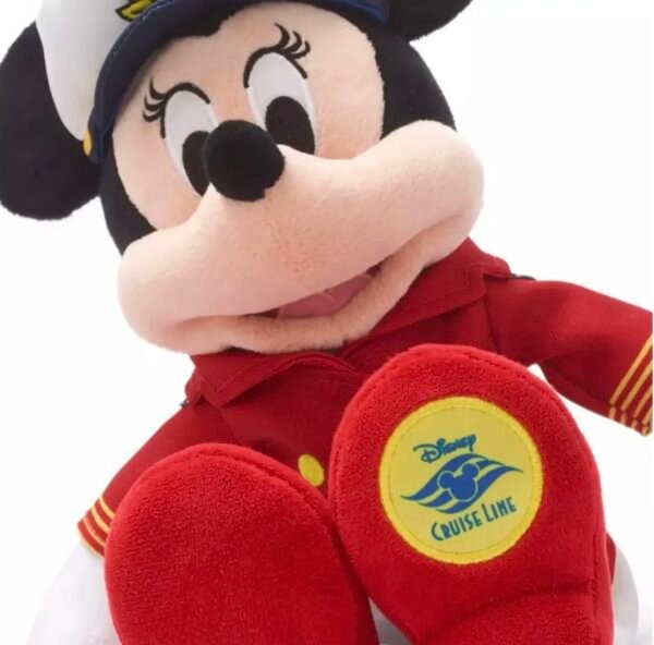 Minnie Mouse Peluche 36cm Capitana Disney Cruise Line