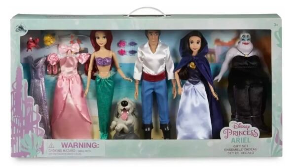 Ariel La Sirenita Set deluxe con Eric Ursula y Vanesa Disney Store