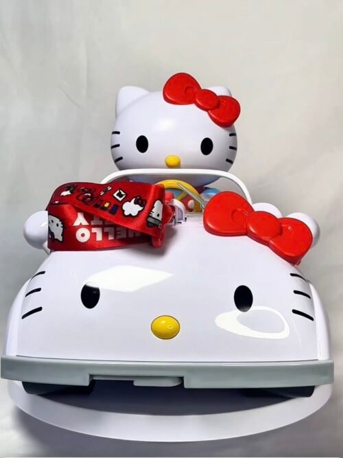 Palomera Hello Kitty en su Auto Universal Studios