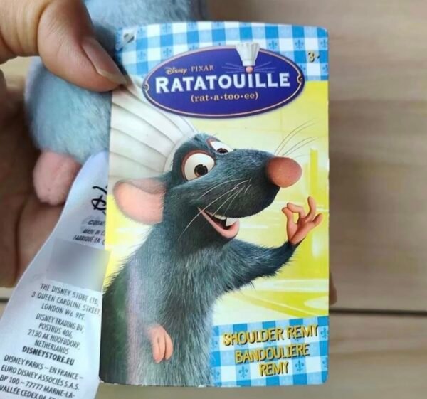 Remy Chefcito Ratatouille Peluche magnético hombro Disney parks