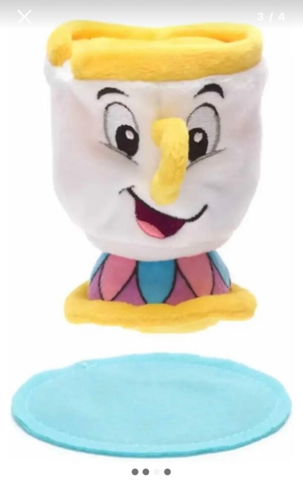 Chip Tazita Bella y Bestia Peluche magnético de hombro Disney Parks