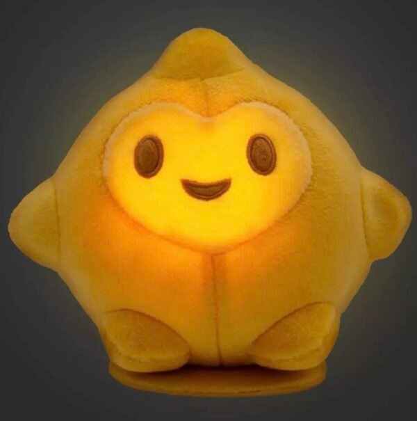 Screenshot Star Estrella de Wish con luz Peluche magnético de hombro Disney store
