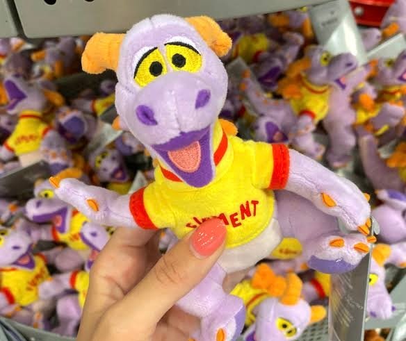 Figment Dragoncito EPCOT Peluche Magnético de Hombro Disney Parks