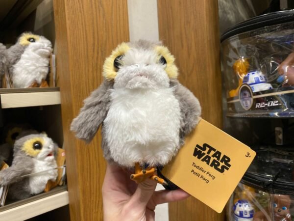 Porg Bebe Star Wars Peluche magnético de Hombro Disney Parks
