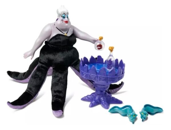 Ariel La Sirenita Tritón Y Ursula Set Deluxe Disney Store