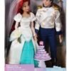 Ariel y Eric Pareja de Muñecos Novios traje matrimonio Disney Store