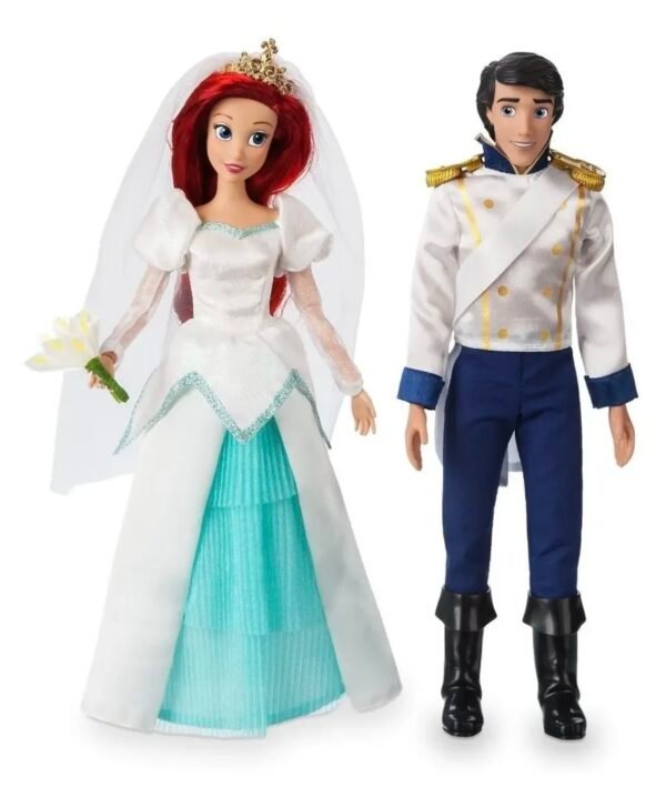 Ariel y Eric Pareja de Muñecos Novios traje matrimonio Disney Store