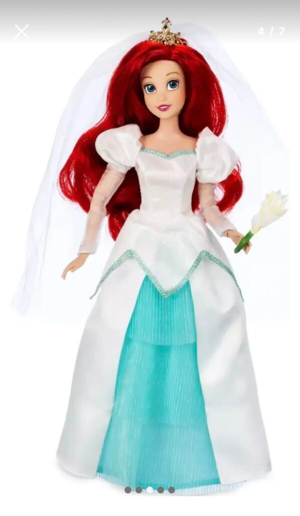 Ariel y Eric Pareja de Muñecos Novios traje matrimonio Disney Store