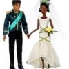 Tiana y Naveen La princesa y el Sapo Pareja de Muñecos Novios  Disney Store