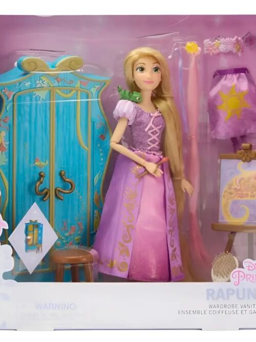 Rapunzel  Tangled Enredados Play Set Muñeca Y Ropero Disney Store