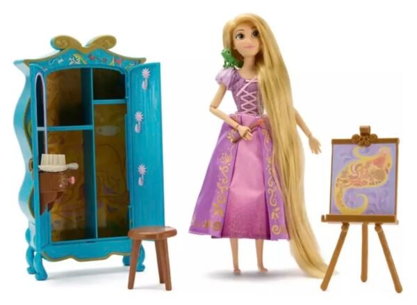 Rapunzel  Tangled Enredados Play Set Muñeca Y Ropero Disney Store