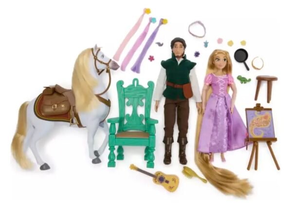 Rapunzel Enredados y Flyn Rider Set De Regalo Muñecos Disney Store