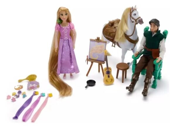 Rapunzel Enredados y Flyn Rider Set De Regalo Muñecos Disney Store