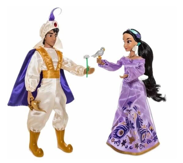 Jasmine Aladino Genio Set de Regalo Muñecos y accesorios Disney Store