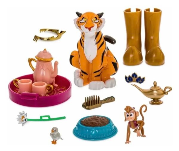 Jasmine Aladino Genio Set de Regalo Muñecos y accesorios Disney Store