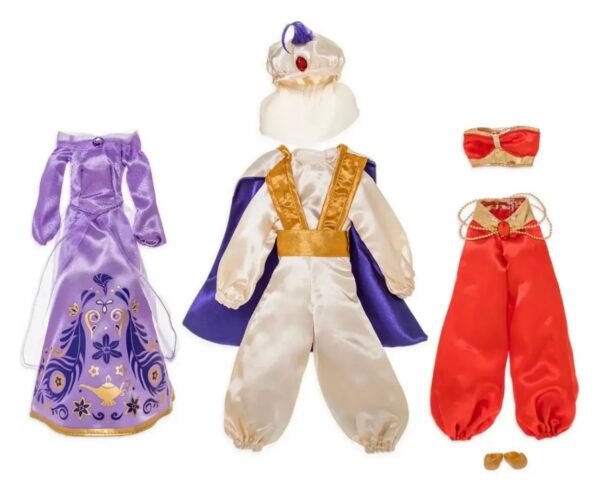 Jasmine Aladino Genio Set de Regalo Muñecos y accesorios Disney Store