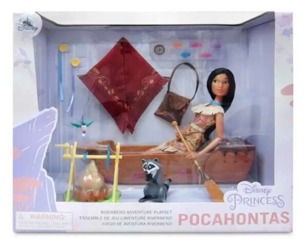 Pocahontas Play Set Muñeca Aventura Río Disney Store