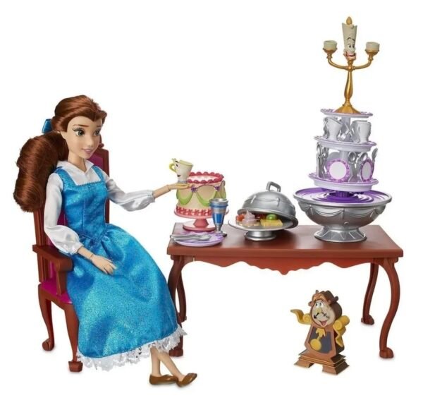 Bella Y Bestia Muñeca Play Set Dinner Party Disney Store