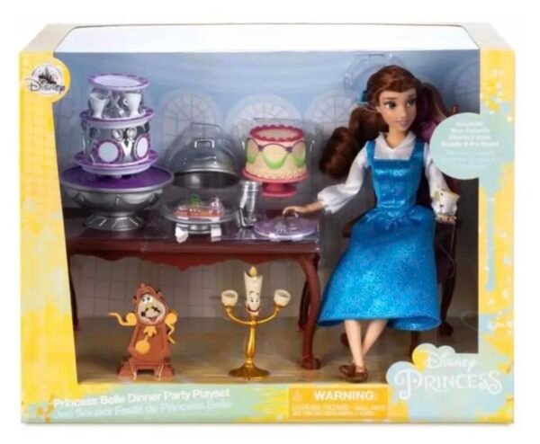 Bella Y Bestia Muñeca Play Set Dinner Party Disney Store