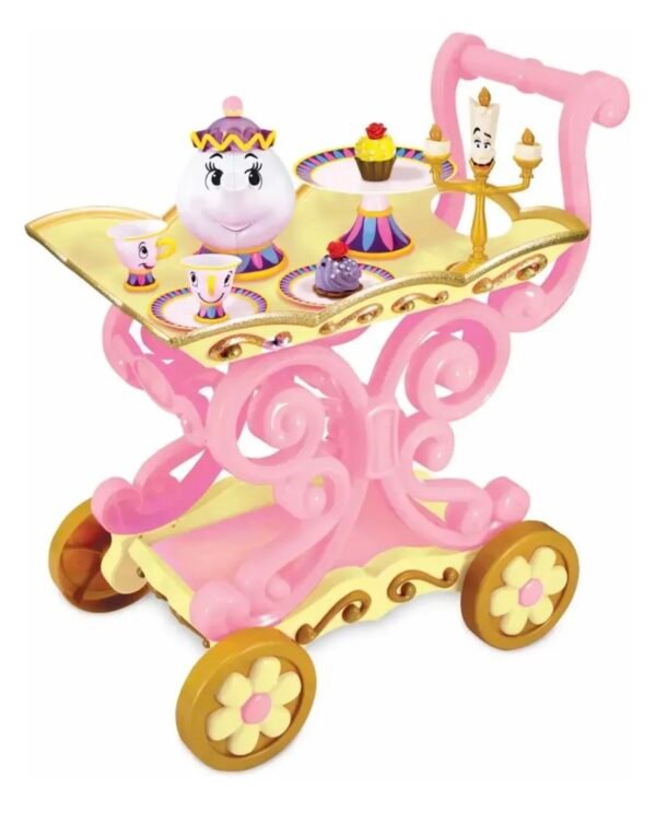 Bella Y Bestia Play Set De Te Carrito + Accesor Disney Store