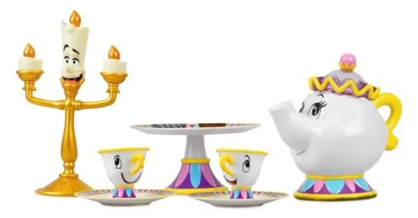 Bella Y Bestia Play Set De Te Carrito + Accesor Disney Store
