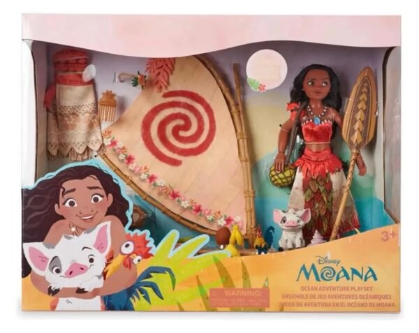 Moana Muñeca Play Set Aventura En el Oceano Disney Store