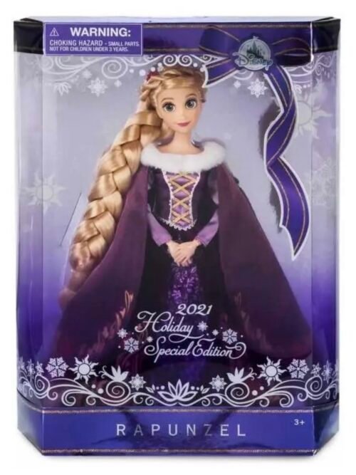 Rapunzel Tangled Muñeca 29cm Ed Especial Holiday 2021 Disney store