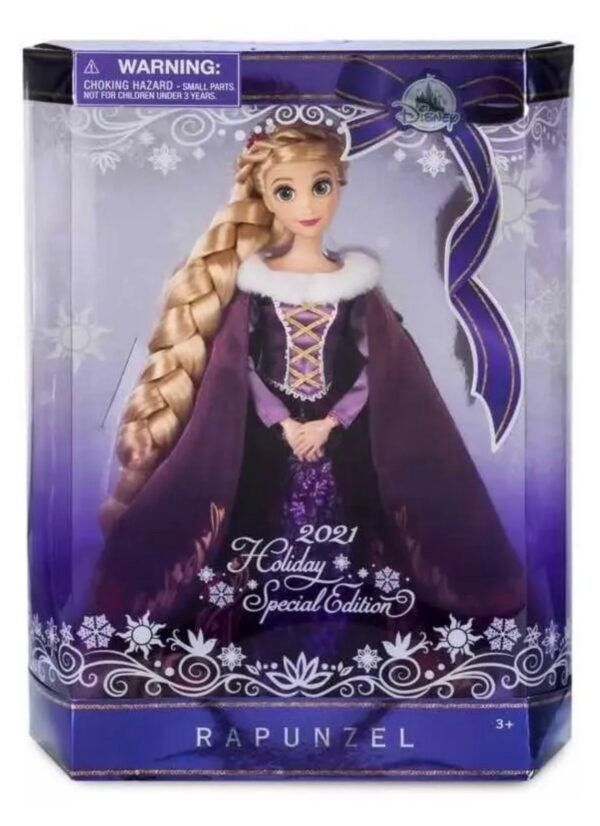 Rapunzel Tangled Muñeca 29cm Ed Especial Holiday 2021 Disney store